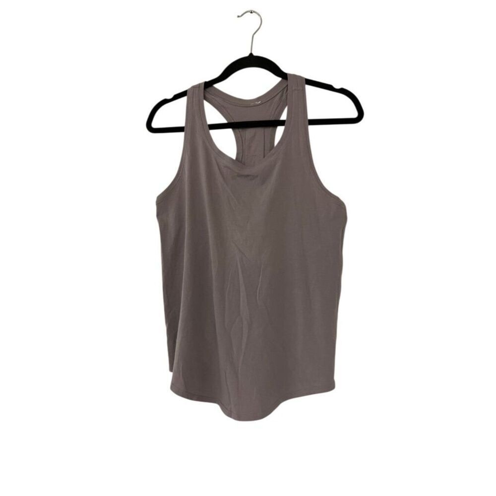 Lululemon Womens Top Small Love Tank Pleated Racerback Yoga Purple scoop neck